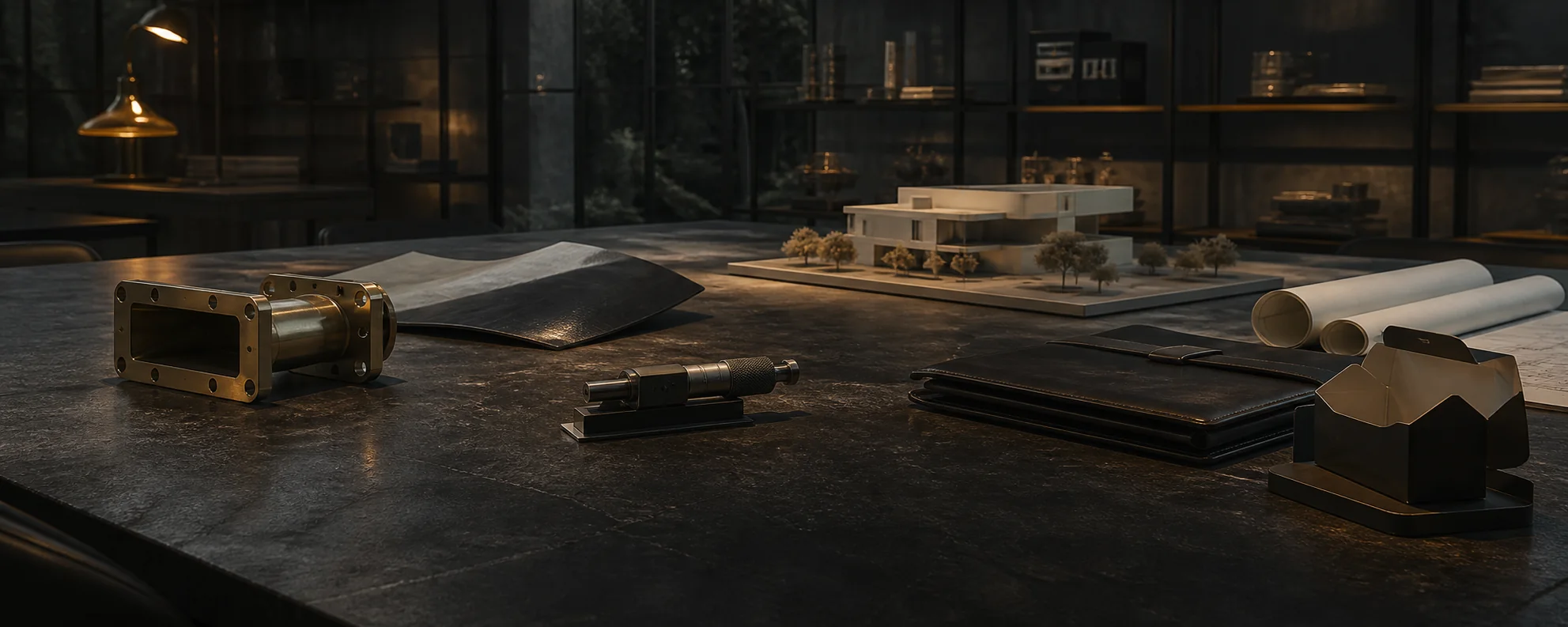 Evidence table combining manufacturing, aviation, real estate, and service artifacts